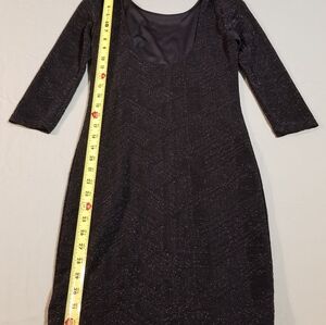 Charlotte Russe Women's Medium Black Sparkle Dress